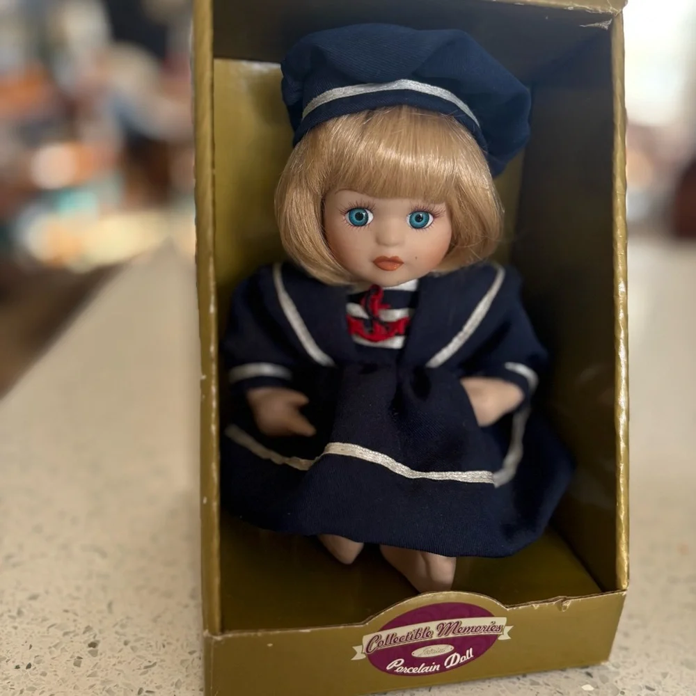 Collectible Memories Porcelain Doll – Limited Collector’s Edition Sailor Outfit